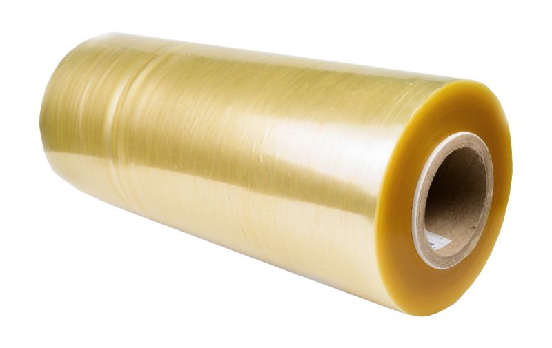 Potravinářská PVC folie šíře 350, 8 µm, 1500m, champagne